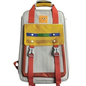 Cute Yuedong Kids Backpack Cartoon Robot‎ Design with Mini Toast Coin Pouch